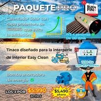 Calentador solar reforzado TecnoSol Morelos